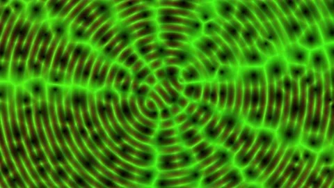 Green moire pattern abstract animation background Stock Footage 219113989