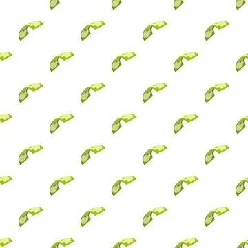 Green money banknote pattern creating a seamless financial background イラスト素材