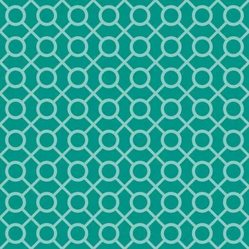 Green monochrome circle stripes pattern    Stock Illustration