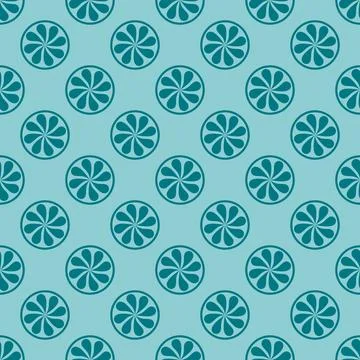 Green monochrome mandalas pattern            Stock Illustration