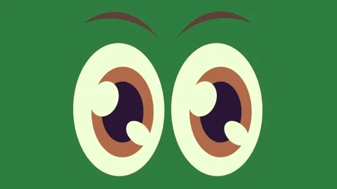 A green monster face with big eyes and close up of two on background eggs Stock Footage 336885992