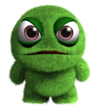 Green monster Stock Illustration