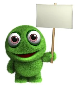 Green monster Stock-Illustration