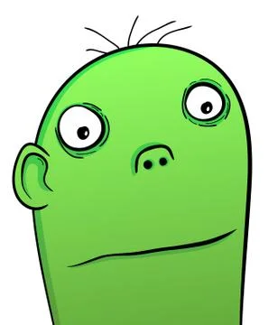 Green monster Stock Illustration
