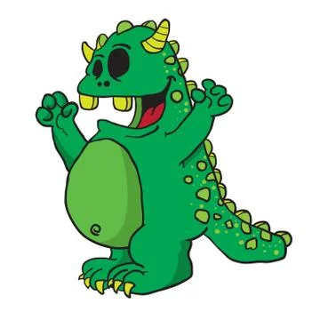 Green monster Stock Illustration