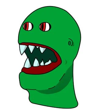Green monster Stock Illustration