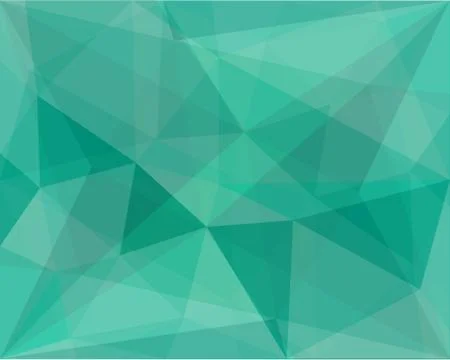 Green Mosaic Geometric Abstract Background. Stock Illustration