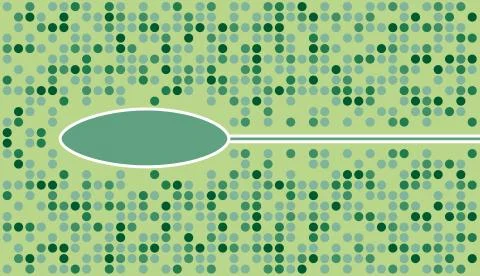 Green mosaic Stock Illustration