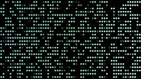 Green mosaic pattern. Abstract animation. Stock Footage 152631968