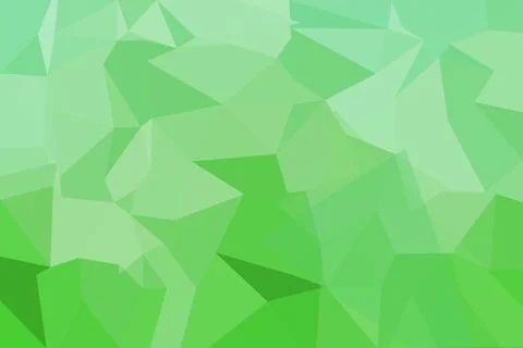 Green mosaic pattern with irregular shapes and shades Stock Photos
