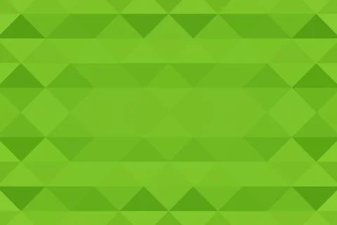 Green mosaic pixel background, geometric texture from green trianguls. Stock Illustration
