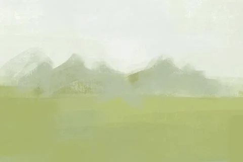 Green mountain background, texture design Stock Illustration