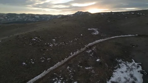 Green mountain fly over 動画素材 236893908