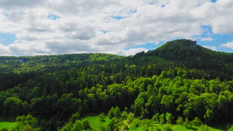 Green mountain landscape Stock Footage 311932642