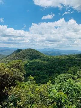 Green mountain landscape Stock Photos