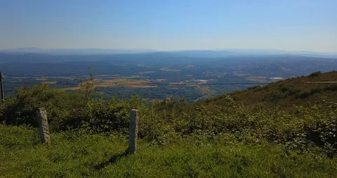 GREEN MOUNTAIN LANDSCAPE IN SUMMER Stock Footage 93624519