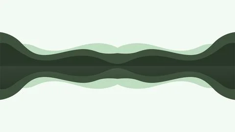 Green mountain reflected on water suitable for nature background Stock Illustration