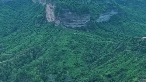 Green Mountain Valley and Steeps Stock Footage 337761743