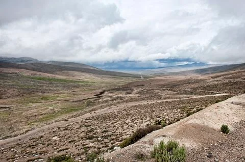 Green Mountain View Stock Photos