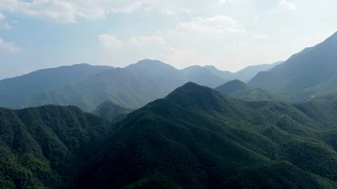 Green Mountains and clouds Stock Footage 236334193