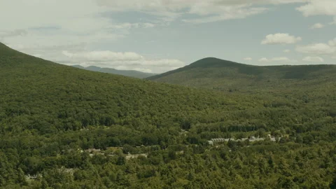 Green mountains Cinematic Drone shot 4k Stock Footage