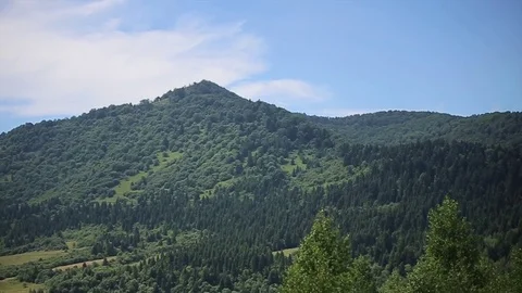 Green mountains, landscape 스톡 동영상 82827622