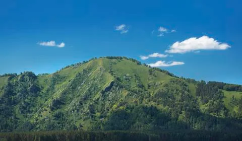 Green mountains Stock Photos