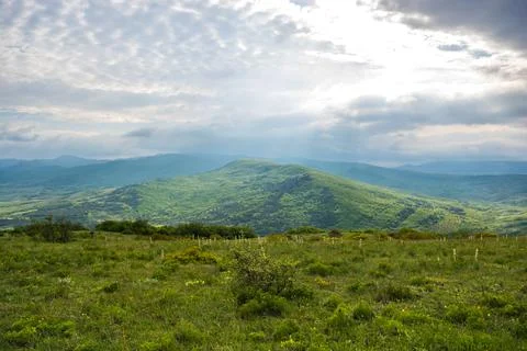 Green Mountains Stock Photos