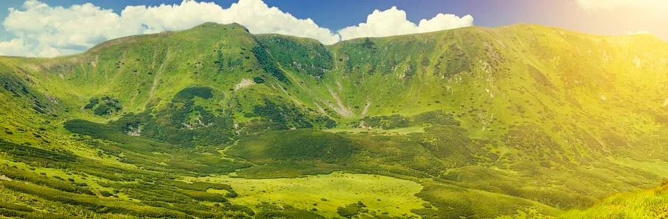 Green mountains range Photos