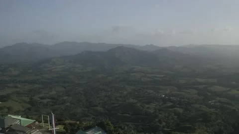 Green mountains with the sky and clouds. Stock Footage 142171190