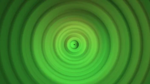 Green moving circles Stock Footage 75036915