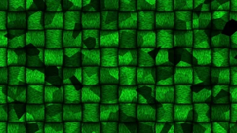 Green moving mosaic tile pattern background 動画素材 221512458