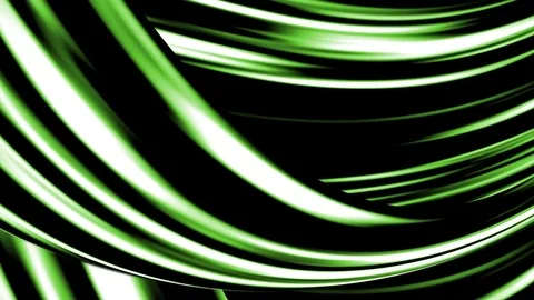 Green moving waves. Stock Footage 77383377