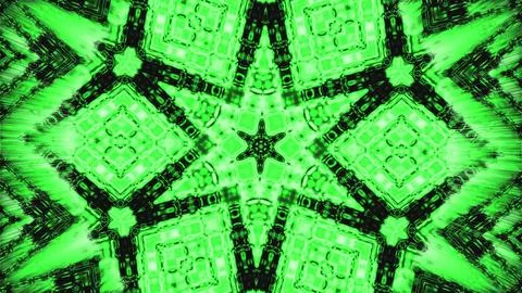 Green multi star shape pattern background イラスト素材