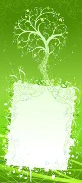 Green music. Stock Illustration