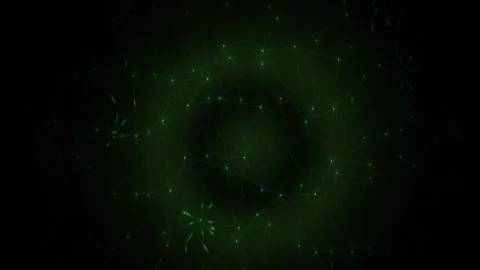 Green Nebula in Outer Space Galaxy. Stock Footage 334883861