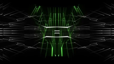 Green Needle Dance Full HD VJ Loop 스톡 동영상 88209705