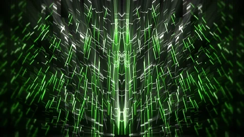 Green Needle Hail Full HD VJ Loops Stock Footage 88209877
