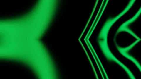 Green Neon Abstract Fluid Wave Background Loop 库存影片 340212036
