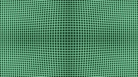 Green neon cubes background animated in waves. Beautiful loop for VJ Video stock 156024032