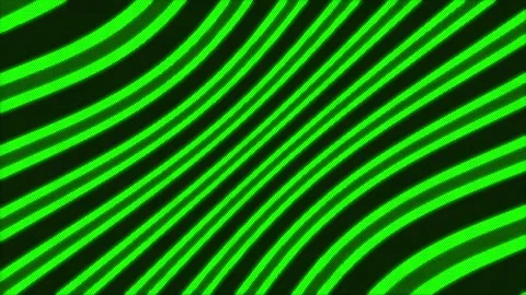 Green neon curved line pattern creates a dynamic sense of motion in a modern 스톡 동영상 262589142