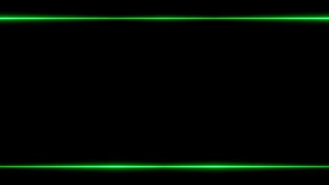 Green Neon Frame on Black Background Stock Footage 284392378