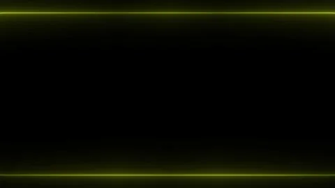 Green Neon Frame on Black Background Stock Footage 284399003