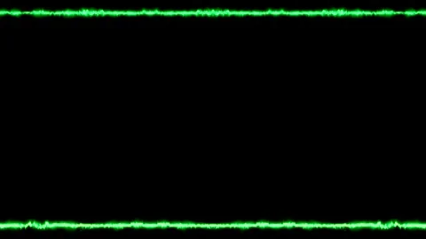 Green Neon Frame Stock Footage 284401151