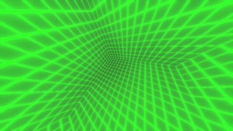 Green neon grid Stock Illustration