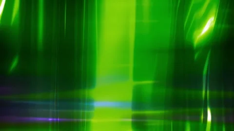 Green Neon Holographic Interference Abstract Background Stock Footage 328274982