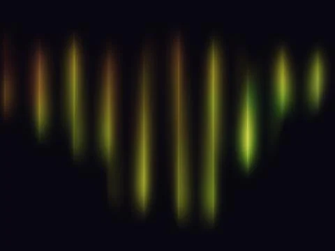 Green neon light on dark background Stock Illustration