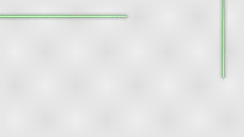Green neon line segments moving across screen alpha loop Stock Footage 336087749