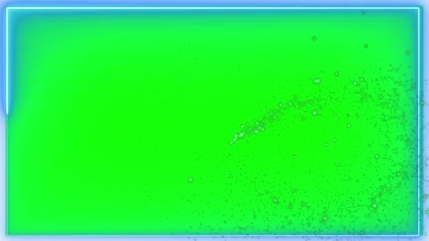 Green neon liquid bubbles floating in dark room creating glowing effect Vídeos de archivo 347115619