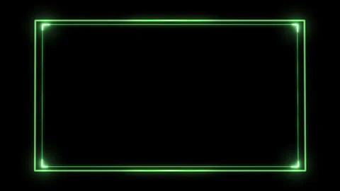 Green Neon Loop with glowing gradient arrows 動画素材 245254231